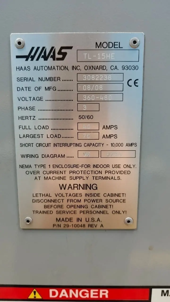 Токарный станок HAAS TL-15HE
