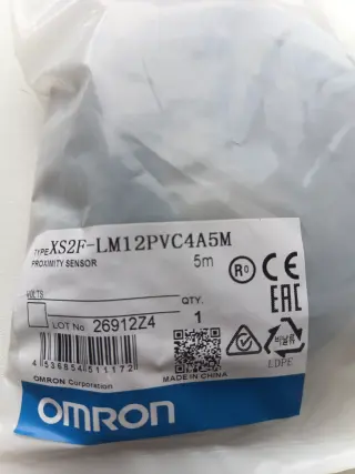 Кабель для датчиков с разъемом М12 Omron 5 метров