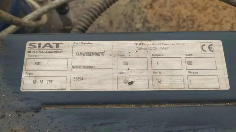 ПАЛЕТООБМОТЧИК SIAT PAKLET SW1L 16-M-2BF