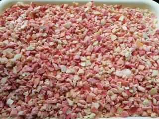 Линия шоковой флюидизационной заморозки резанных овощей, гороха, фасоли, ягод