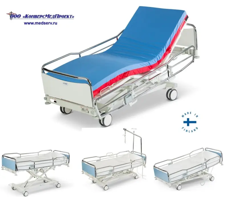 Медицинская функциональная кровать c электроприводом ScanAfia XS, Lojer, Финляндия