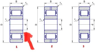 Подшипник 3004244 М дробилок СМ-16Д; СМ-741; СМД-108А; СМД-109. Из 3-х частей (внутренне кольцо вынимается). 18 роликов, клёпки на каждом
