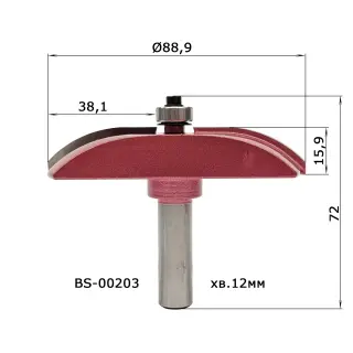 BS-00203. Фреза фигарейная горизонтальная н\п D88,9 H15,9  Х12 #16410 #9326