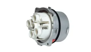 Вилка встраиваемая панельная 250А, 380-440v., 3P+N+E, Металл AS7G. Макс. сеч. 95/120 мм², IP66/67. Арт. 3PS2A3NE01. (PROCONECT, Франция)