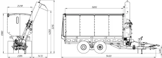 Бункер-перегрузчик БП - 25/31 (габаритный)