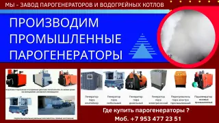 Парогенератор промышленный купить в Спб
