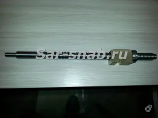 Винт поперечной подачи с гайками для станков