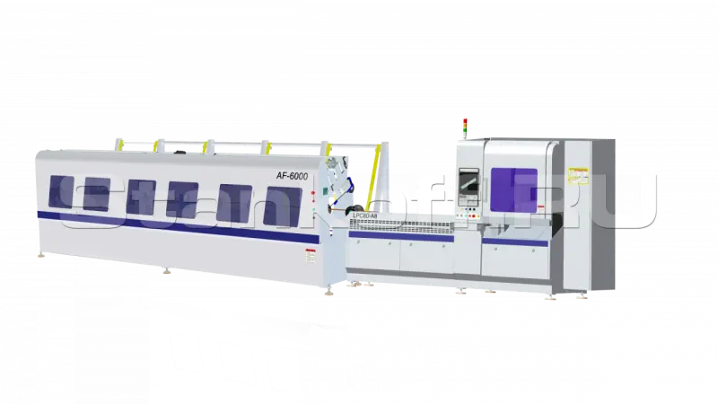 Высокоскоростной лазерный труборез LPC80-A8-AF6000/3000 Raycus 5-axis