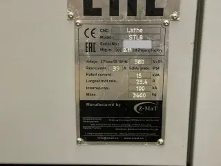 Токарный станок с ЧПУ STL8