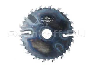 Пила дисковая WoodCraft с напайками НМ 300х50х3,5/2,2 z=(18+18)+2