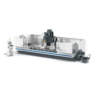 Продольный 4-х осевой обрабатывающий фрезерный центр с ЧПУ PDE4D-CNC6500