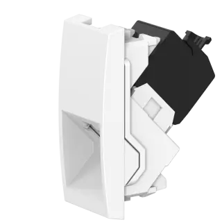 Механизм встраиваемой модульной компьютерной розетки CADUCEUS ALING MODE с модулем Keystone RJ45 8P8C cat.5e, UTP