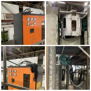 Индукционная плавильная печь UI-0,35Т- 300KW/1S
