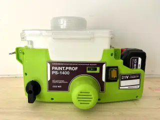 Безвоздушный аккумуляторный окрасочный аппарат PAINT.PROF PS-1400