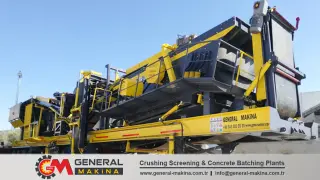 Мобильная камнедробильная установка General Makina 02