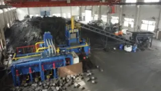 Пресс для металлической стружки WBJ-1250