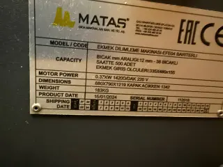 Автоматическая хлеборезка MATAS MAKINA EFE04