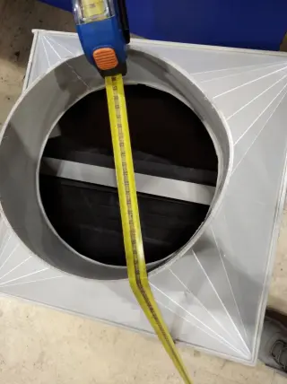 Фильтр для вытяжного шкафа для удаления токсичных газов с угольными картриджами и промышленным вентилятором, Carbox-vent BE4/1300