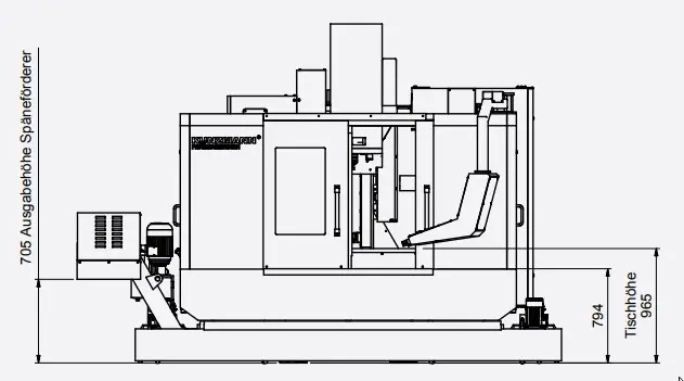 3-х осевой обрабатывающий центр KUNZMANN - BA 1000
