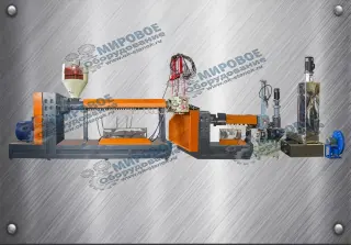 Линия грануляции мягких отходов SJ 125/125 SGM+