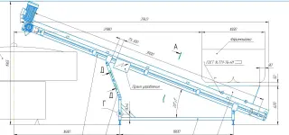Транспортеры скребковые Т-1, Т-2, Т-3 для пищевой продукции