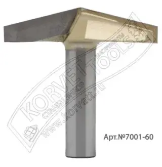 7001-80. Фреза пазовая конусная D80 H18/10 А150° С41 TL48 Х12