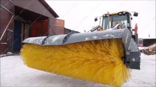 Щетка дорожная/коммунальная на экскаватор погрузчик