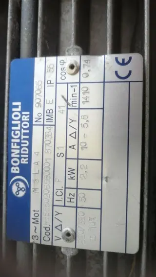Мотор редуктор BONFIGLIOLI F-41 2 i-30.1, двиг 2.2 квт