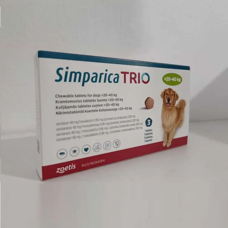 Buy Simparica Trio Chewable Tablets for (Pets) Animals