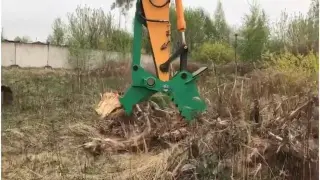 Корчеватель пней навесной