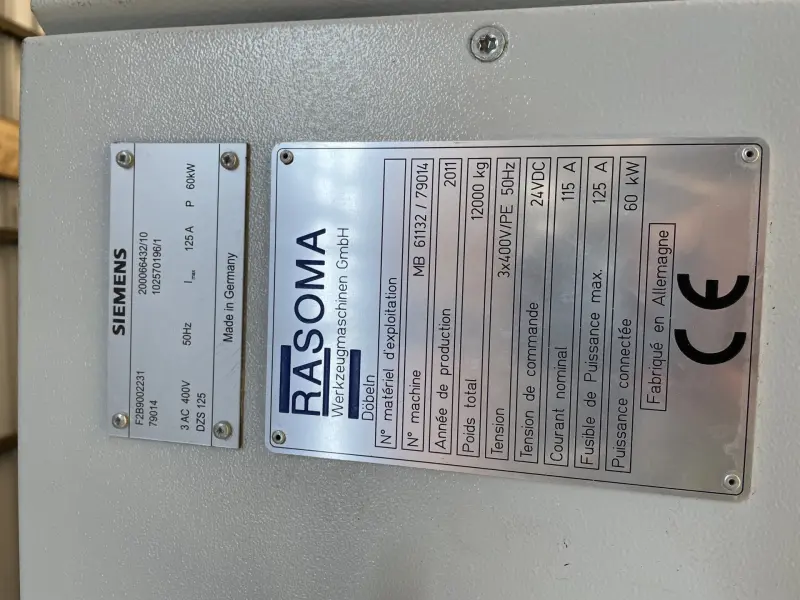 Вертикальный токарный станок с ЧПУ Rasoma DZS 125-2