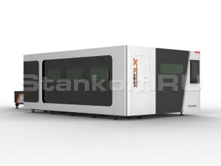 Станок оптоволоконной лазерной резки с труборезом закрытого типа XTC-1530GT/2500 IPG