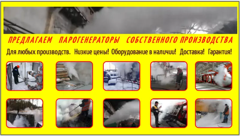 Промышленный парогенератор цена