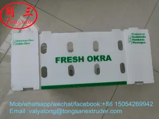 Экструзионное оборудование для производства полых сотовых листов из ПП