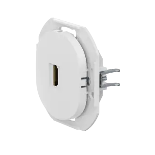 Розетка скрытой установки CADUCEUS ALING EON с модулем Keystone HDMI тип A-A, механизм
