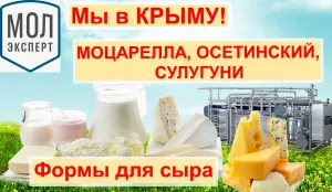 Крым. Цех по переработке молока. Молочное оборудование от Молэксперт