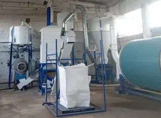 Линия переработки куриного помёта