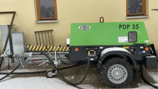 Передвижной компрессор ATMOS PDS PDP 35