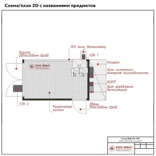 Склад ГСМ 4000х2450х2900