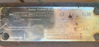 Емкость (резервуар) 10 м3, двустенная, высокого давления, пр-во Krämer GmbH