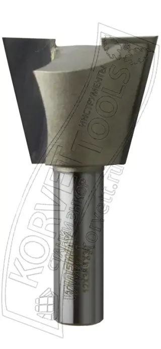 0303-38. Фреза пазовая ласточкин хвост D38,1 Н30 А14,3° TL69 Х12