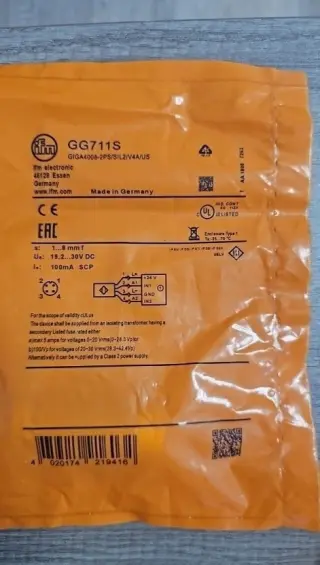 Индуктивный датчик безопасности IFM Electronic GG711S
