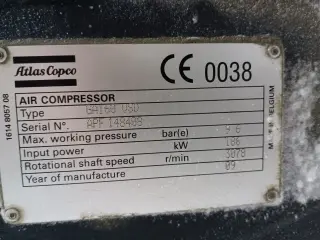 Компрессор Atlas Copco GA 160 VSD