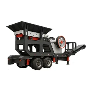Мобильная щековая дробилка PЕ600х900