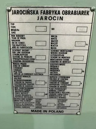 Широкоуниверсальный фрезерный станок (аналог 6т82ш) Jarocin FWD32JM
