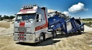 мобильный бетонный завод Nisbau Euromix 100 м3/ч (Германия) 2008