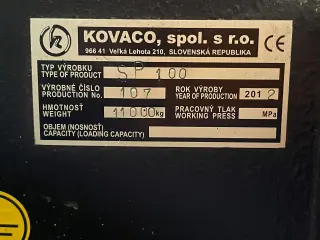 Сварочный манипулятор / позиционер на 10 тонн Kovaco SP 100 6513 = Mach4metal
