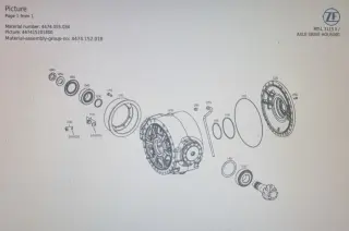 Продам оригинальную опорную втулку балансира моста ZF MT-L 3115 II