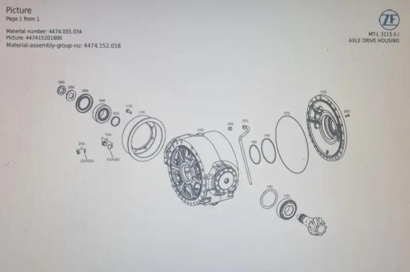 Продам оригинальную опорную втулку балансира моста ZF MT-L 3115 II