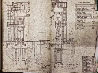 Пресс вертикальный гидравлический 3034 ус 1600